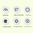 thumbnail image 3 of High Definition 7x Mini Binoculars for Concerts & Stargazing - Lightweight &, 3 of 9