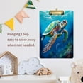 thumbnail image 6 of Acrylic Clipboards with Low Profile Clip, A4 Standard Size 9" x 12.5" File Holder for Writing Drawing, Clip Boards for Doctors Offices, Sea Turtle Gifts, 6 of 7