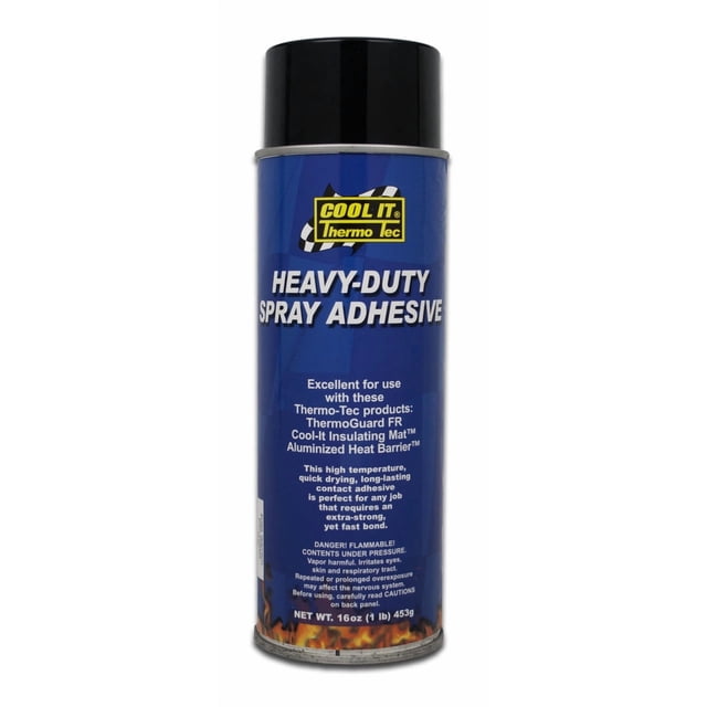 Thermo-Tec Insulation Adhesive 12005 Hi-Heat; 16.75 Ounce Aerosol Can; Single