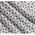 thumbnail image 3 of Soimoi Cotton Poplin Fabric Text,Rugby Ball & Bird Cartoon Print Sewing Fabric Yard 56 Inch Wide, 3 of 7