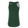 thumbnail image 7 of Scyoekwg Summer Tank Tops for Women Color Block Patchwork Casual Dressy Blouse Suspenders Sling Crewneck Button Tank Tops Sleeveless Loose Blouses (Green,XXL), 7 of 7