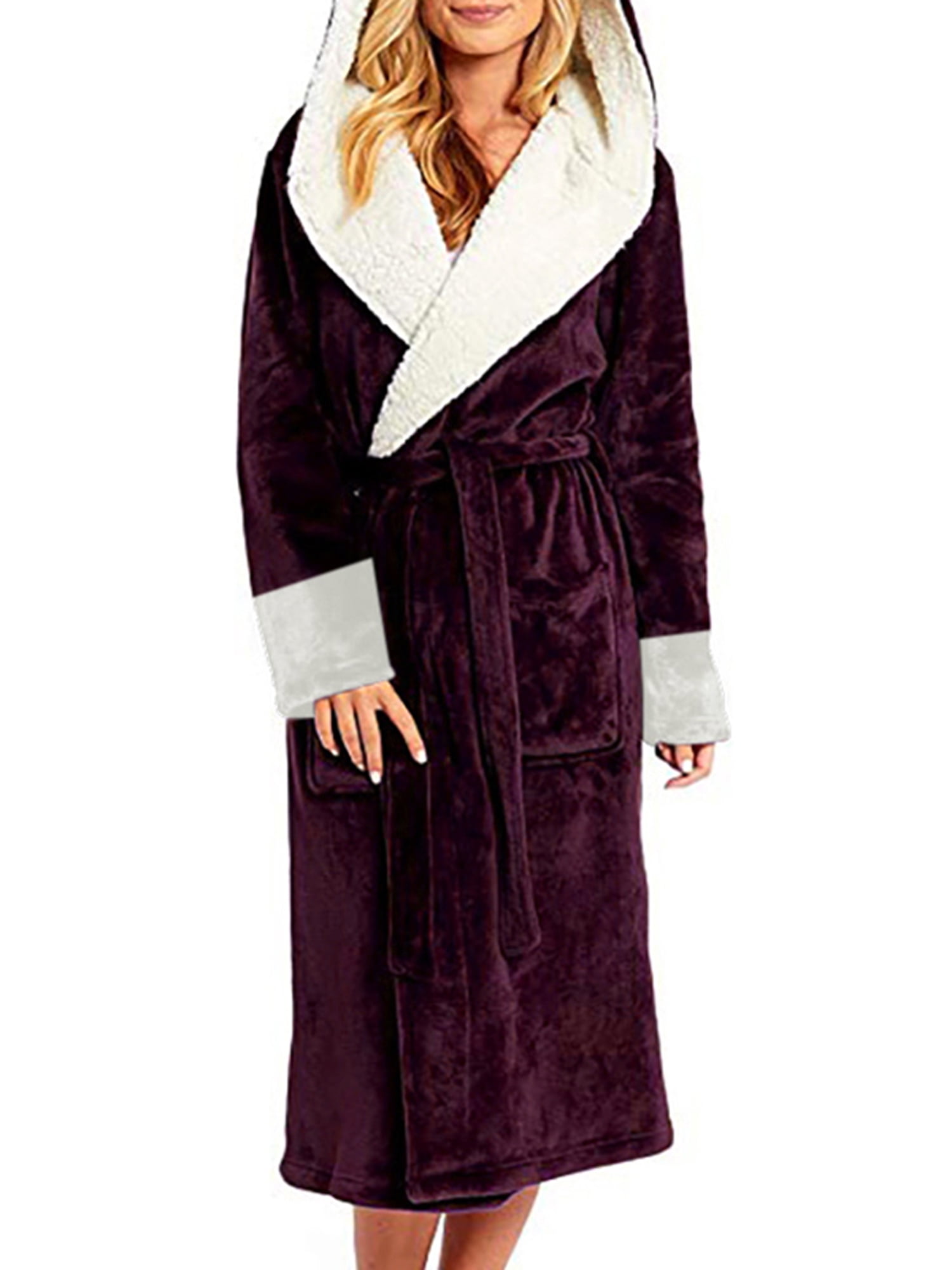 womens big fluffy dressing gowns