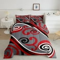 thumbnail image 2 of Feelyou Art Minimalism Teens Full Size Comforter Sets, Retro Abstract Bedding Sets, 3pcs, 2 of 8