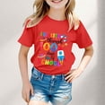 thumbnail image 2 of TZEWGL Mignon T-Shirt pour Enfant Col Rond Manches Courtes Ample Imprimé Graphique Vêtements pour Tout-Petits Taille 3-4T, 2 of 4