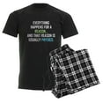 thumbnail image 6 of CafePress - Everything Happens For A Reaso Men's Dark Pajamas - Men's Dark Loose Fit Cotton Pajama Set, 6 of 7