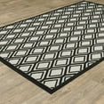 thumbnail image 6 of HomeRoots 5' x 7' Beige and Black Geometric Stain Resistant Indoor Outdoor Area Rug, 6 of 10