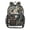 Beautiful White Rabbit, variant on PVC Transparent Backpacks Clear Backpack for Travel and Outings Brown Rabbit and Oastel Easter Eggs