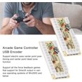 thumbnail image 2 of ZOUSSIQI QM070913 Contrôleur de Jeu Codeur USB Module à Délai Zéro pour PC pour MAME pour Retropie, Codeur USB PC avec Fil et Câble Joystick 5 Broches, Double CA919-51110, 2 of 9