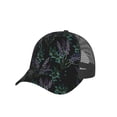 thumbnail image 6 of Lsque Lavender Flowers Printed Trucker Hat - Baseball Cap for Men Women - Breathable Mesh Side, Adjustable Fit - for Casual Wear, 6 of 7