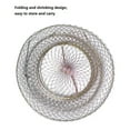 thumbnail image 5 of hejhncii Galvanized Steel Wire Fish Baskets, Collapsible Wire Fish Baskets,Fishing Basket, 5 of 5