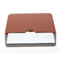 thumbnail image 4 of Smooth Pu Animal GrainLeather Laptop bags For Macbook pro 13 Case air Retina 15 Computer Cover For Huawei Shell Dropshippin brown 15 inch, 4 of 6