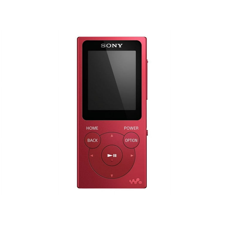 SONY Walkman® Digital Music Player, Portable, 8GB - NW-E394/R Red