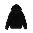 thumbnail image 2 of CYRBOKO Toddler Boys Sweatshirts, Long Sleeve Crew Neck Gift Casual Hoodies with Pockets Black Size 4-5 T, 2 of 7