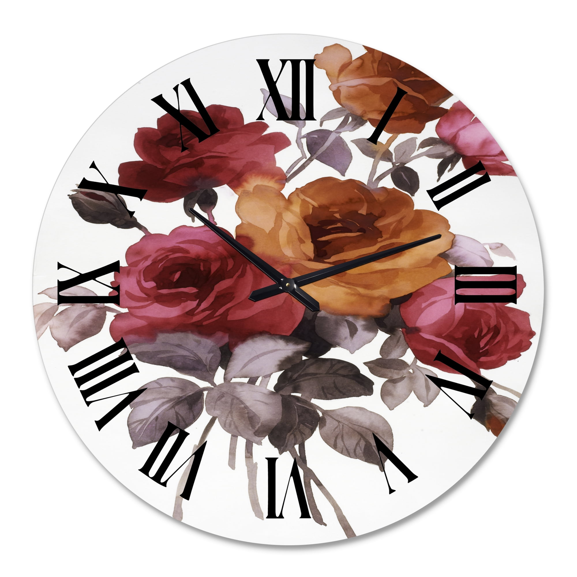 Designart 1 in Quartz Traditional Wall Clock