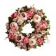 thumbnail image 2 of Corona floral para puerta, guirnalda decorativa para fotos, decoración artificial para el hogar, ideal para fiestas y celebraciones en, 2 of 8