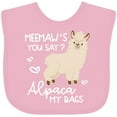 thumbnail image 3 of Inktastic Meemaw's You Say Alpaca My Bags Boys or Girls Baby Bib, 3 of 4