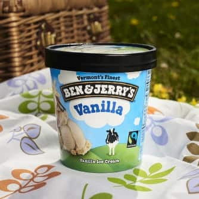 Ben & Jerry's Vanilla Ice Cream Pint, 16 oz - Harris Teeter