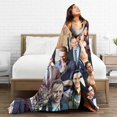thumbnail image 6 of Tom Hiddleston Blanket Soft and Warm Lightweight Fluffy Throws Blankets Rug Carpet Gift for Beach Yoga Bedroom Living Room Decoration Sofa Camping Trip Dorm Decor All Season, 6 of 6