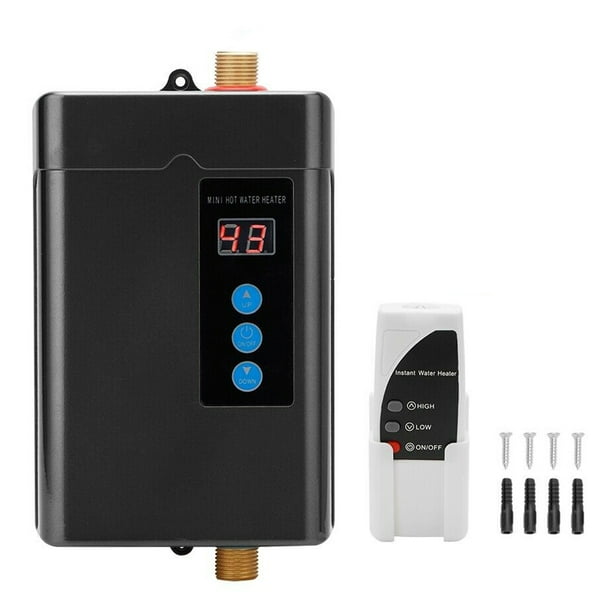 YIYIBYUS 110V Electric Tankless Hot Water Heater Shower Kitchen Instant