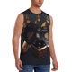 thumbnail image 2 of Fotbe Casino Cards Poker Men's Camiseta sin Mangas Estampada para Hombres, Playera Casual para Gimnasio, Entrenamiento, Playa-Medium, 2 of 7