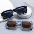 thumbnail image 2 of Women Retro Square Sunglasses Thick Frames Small Fashion Design Sun Protection Travel Driving Parties Antiques, 2 of 4