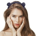 thumbnail image 5 of ManxiVoo Adjustable Animal Ears Headband With Soft Padding For Makeup And Hair Styling Perfect For Daily Use By Women And Teens Navy, 5 of 6
