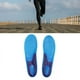 thumbnail image 5 of Plantillas deportivas de 2 uds., plantillas deportivas de absorción de impacto de alta elasticidad gruesas de silicona TPE azul L, 5 of 12