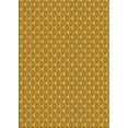 thumbnail image 1 of Ahgly Company Indoor Rectangle Patterned Gold Novelty Area Rugs, 3' x 5', 1 of 6