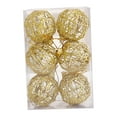 thumbnail image 4 of Juego de adornos de bolas de Navidad, adornos para de Navidad, colgantes decorativos, decoración navideña para fiestas, aniversarios, bodas, 5 centímetros, 4 of 8