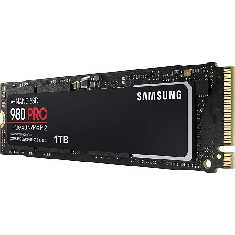 SAMSUNG 980 PRO Series - 1TB PCIe Gen4. X4 NVMe 1.3c - M.2 Internal SSD -  MZ-V8P1T0B/AM 