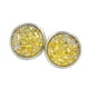 thumbnail image 3 of Pendientes Gotas para los oídos de acero inoxidable Galvanoplastia fina Superficie lisa Ligero Pendientes Magnífico regalo para boda Ropa, zapatos y accesorios Miscelánea Amarillo brillante Minnieouse  AP009493-30B, 3 of 6
