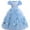 Dress only, variant on MAVLLY Princess Cinderella Dresses for Girls Halloween Party Cosplay Long Evening Costume Toddler Puffy Sleeve Blue Fancy Outfit 3-12 Years