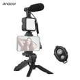 thumbnail image 1 of Microphone, Table Ser avec Froid avec Kit Vidéo Led Froide Télécommande Led Obturateur Télécommande Support Eryue Table Vidéo Qisuo avec Support Obturateur de Table Télécommande Vidéo, 1 of 7