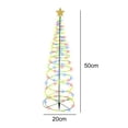 thumbnail image 4 of Xmas Decoration Christmas Tree Lights LED Christmas Tree Lights Christmas Tree Spiral String Lamps Xmas Decoration For Garden And Lawn, 4 of 8