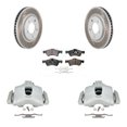 thumbnail image 1 of Transit Auto Front Disc Brake Caliper Coated Rotors and Semi-Metallic Pads Kit for Car Dodge Grand Caravan Chrysler Town & Country KCG-100502P, 1 of 11