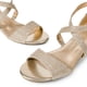 thumbnail image 4 of Sandalia DREAM PAIRS Jones para mujer con cuña baja, dorada, 4 of 8