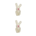 thumbnail image 2 of Inteprter Mini conejos articulados de mano conejito de peluche exquisito ramo de niños colgante muñeca regalos cumpleaños decoración del banquete de Beige 6cm 2piezas Inteprter CBP273805, 2 of 6