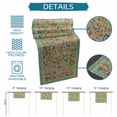 thumbnail image 6 of Boho Green Flowers Table Runner - 60 Inch Long Spring Abstract Watercolor Floral Leaf Cotton and Linen Blended Dress Scarves Farmhouse Table Runner for Kitchen Dining, Coffee Table, 13" x 60", 6 of 8