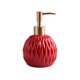 thumbnail image 4 of ¡Precios Reducidos!, Botella de jabón de manos de cerámica, decoración de baño, botella de loción de inodoro, dispensador de jabón geométrico moderno Akmoler, 4 of 8