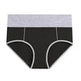 thumbnail image 5 of Women's High Waist Underwear Soft Stretch Briefs Full Coverage Comfortable Panties Multipack Blend 5PCS, 5 of 5