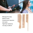 thumbnail image 4 of Barber Hair Comb Set, Hair Comb Set Heat Resistant Anti Static Portable 6pcs with Handle Comb for Salon, 4 of 7