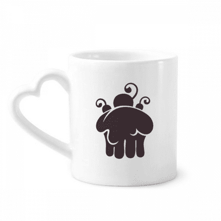 

Cherry Ice Melting Outline Mug Coffee Cerac Drinkware Glass Heart Cup