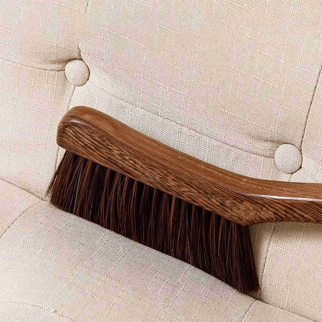 Xihbxyly Cepillo con Mango de Madera, Cerdas Suaves para Eliminar La Suciedad, Diseño Ergonómico para Un Uso Cómodo, Práctico Orificio para Colgar, Limpieza Profunda de Esquinas, Dormitorio, Sala de