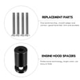 thumbnail image 2 of Engine Hood Ventilation Spacer Riser Kit for 6mm Universal Hood, 2 of 6
