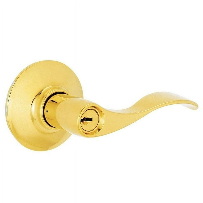 Schlage Accent Bright Brass Entry Lockset ANSI Grade 2 1-3/4 in. Schlage Accent Bright Brass Entry Lockset ANSI Grade 2 1-3/4 in.