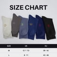 thumbnail image 5 of Mens Dress Socks, AMITOFO Cotton Breathable Pattern Socks with Non-Binding Loose Top, Classic Mid Calf Socks for Office and Business Wear, 6 Pairs Multi-Color, 5 of 8