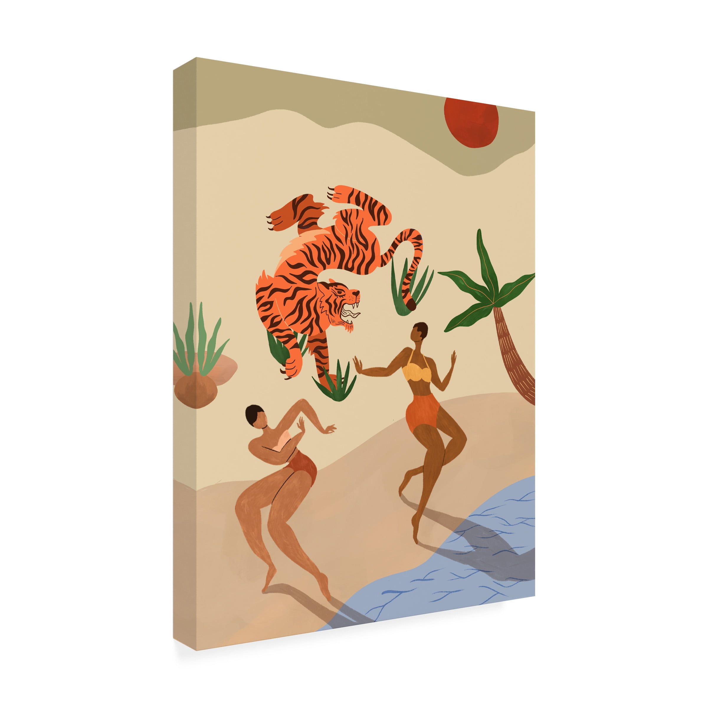 Arty Guava 'Dancing Tiger' Canvas Art
