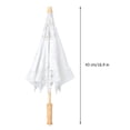 thumbnail image 4 of Paraguas de encaje Sombrilla Parasol de bordado de madera vintage Fotografía de la novia de la boda Paraguas[1-blanco1] Paraguas de encaje Spptty decoración hogareña, 4 of 7
