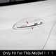 thumbnail image 2 of Car Styling Exterior Door Handle Strips Decoration Sticker Trim for BMW 5 Series G30 G38 2018-2021 Silver, 2 of 5