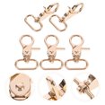 thumbnail image 1 of Homoyoyo 5Ud Broche De Garras Metálico Dorado Para Accesorios De Equipaje Y Mochilas, 1 of 7